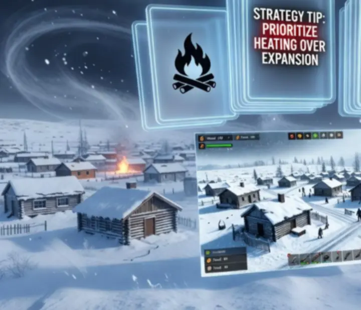 Plávajúce strategické karty s tipmi pre Whiteout Survival